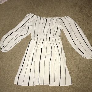 Off the shoulder dress